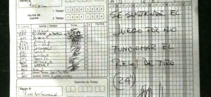 Se suspendió Pacífico-Comercial