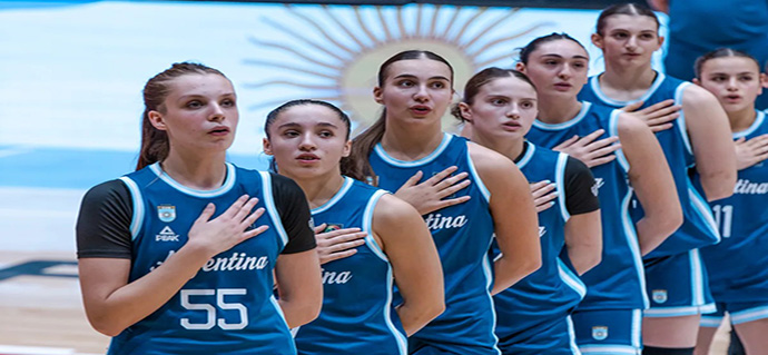 Argentina y Roldán dominaron a Paraguay en la Americup U18